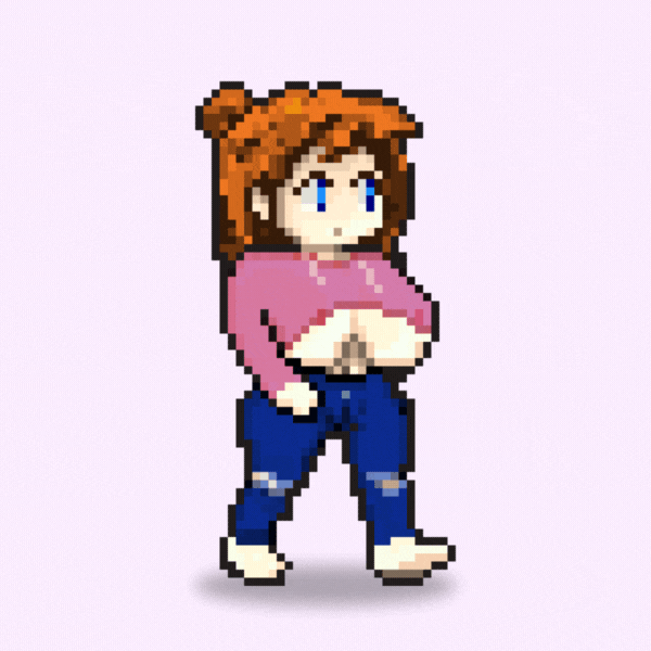 2D Pixel Art Girl NSFW cover